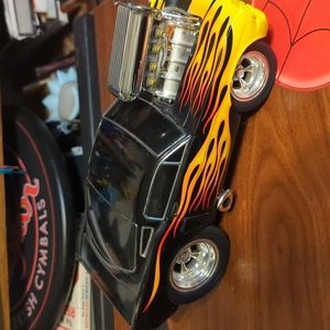 66 mustang  Black flame 118 scale Muscle machines Real steel